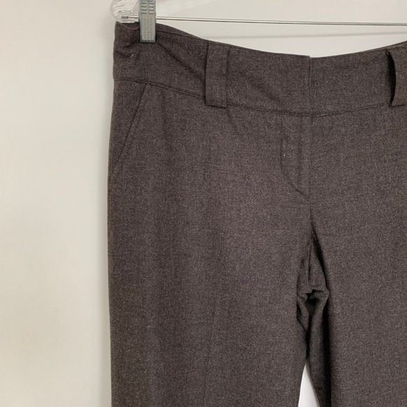 Burberry Wide Leg Wool Cuffed Pants - Picture 2 of 7